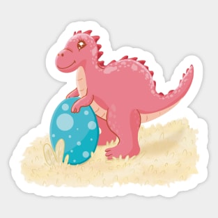 Easter dino egg Sticker